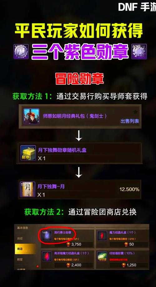 DNF复仇者传说勋章获取攻略及属性详解
