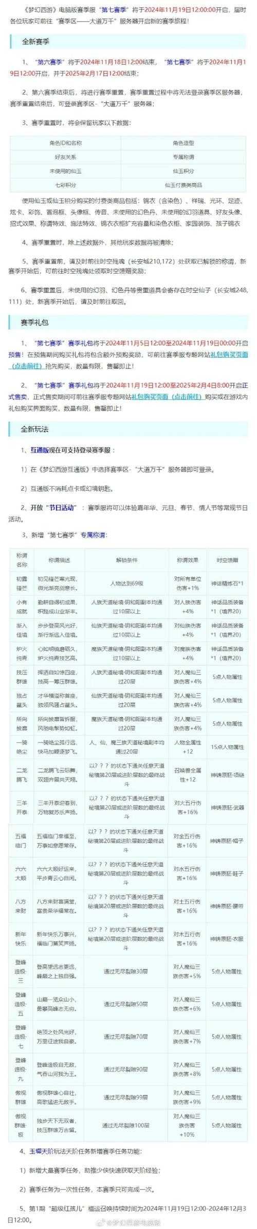 梦幻西游赛季服神通攻略 神通 现在 赛季