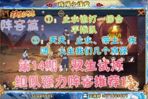 火影忍者OL 2025竞技场攻略：角色养成与实战搭配