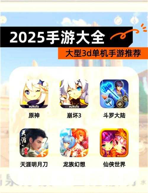 2025全球手游热度排行榜TOP10-最新热门手游下载推荐