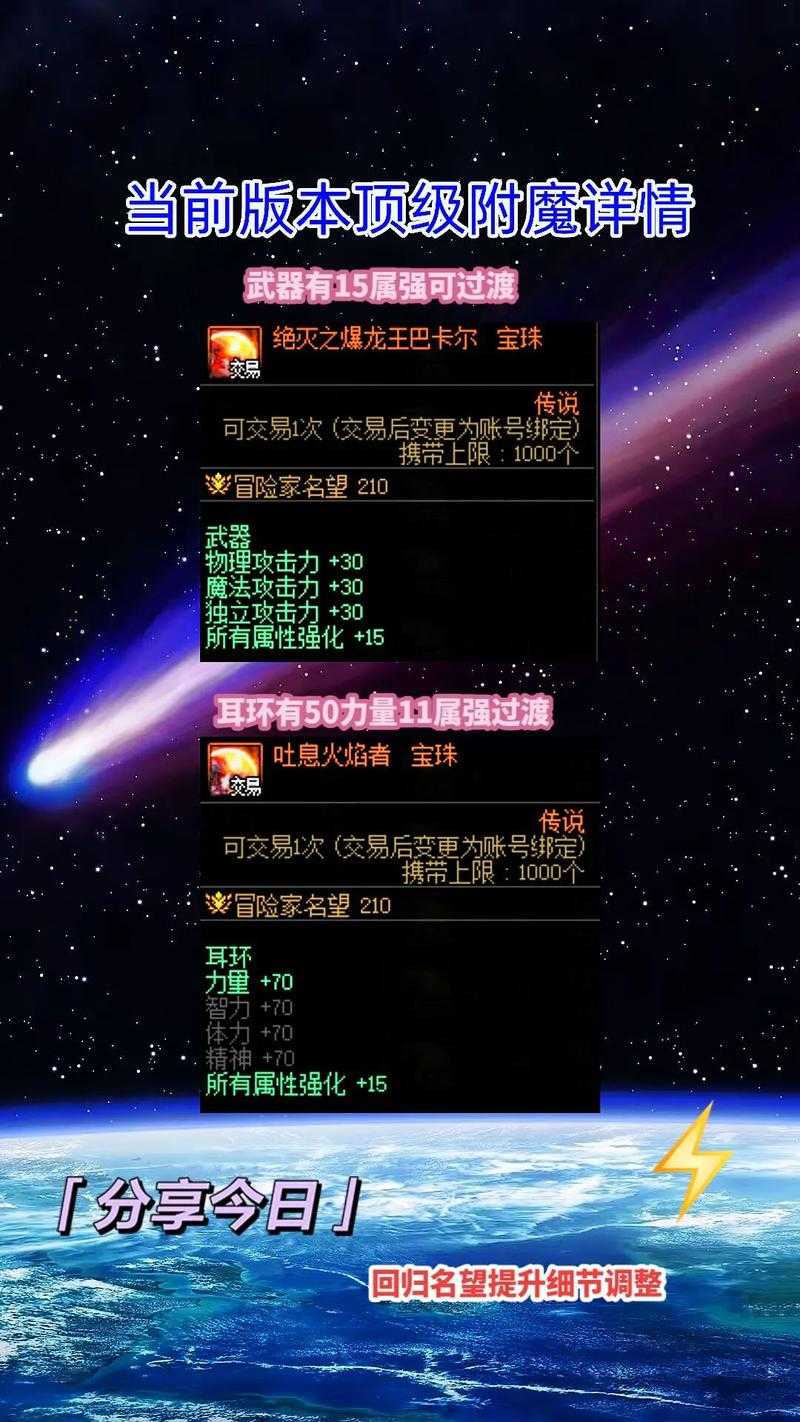 2025 DNF智力技能附魔增幅装备全解析