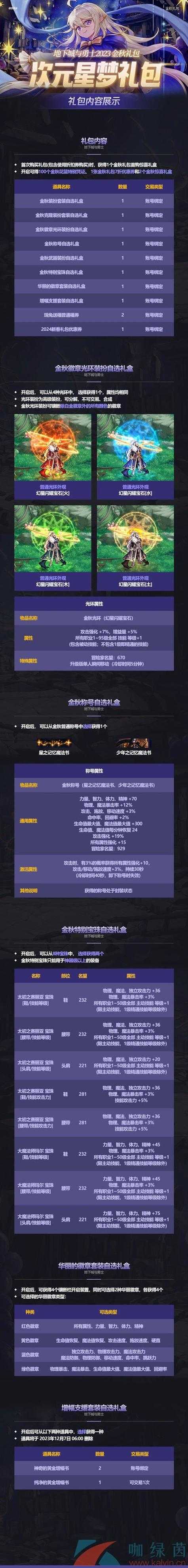 DNF2025金秋礼包10套兑换核心内容与性价比