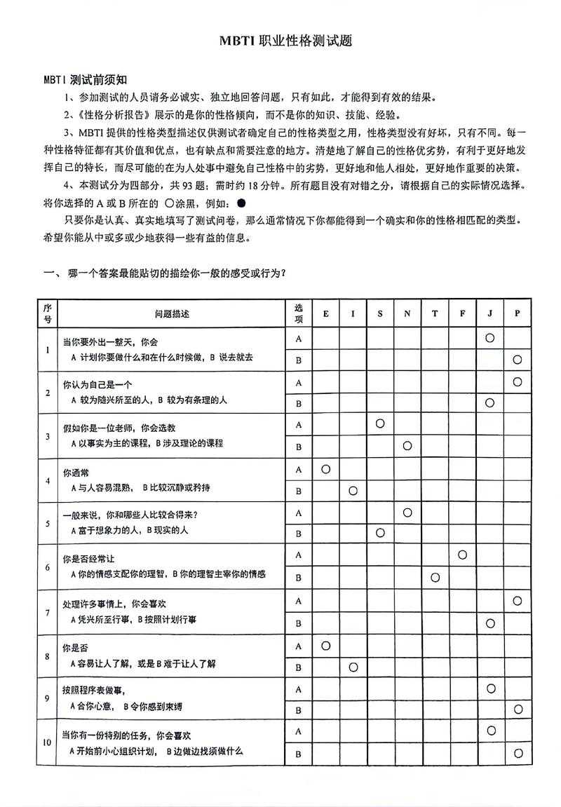 免费版人格测试,哪一款更精准?如何找到适合自己的性格测评工具?