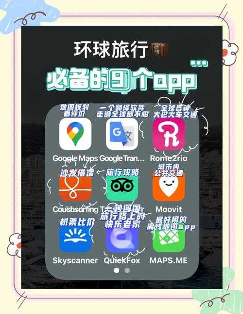 全球旅游必备软件推荐:10款超实用旅行APP助你轻松玩转世界