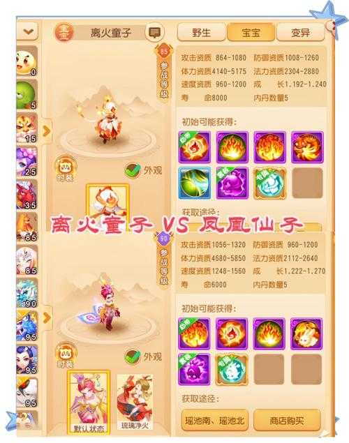 梦幻西游童子专属套装有哪些
