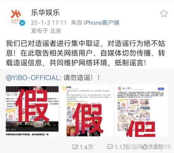 官方声明与辟谣机制