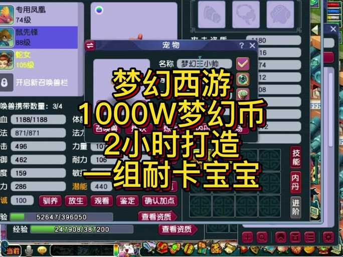 梦幻西游耐卡宝宝购买