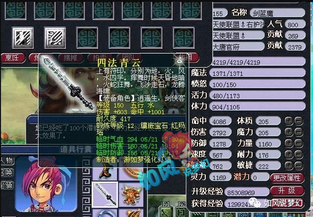 梦幻西游苏哥角色资料,现在 资料 当年
