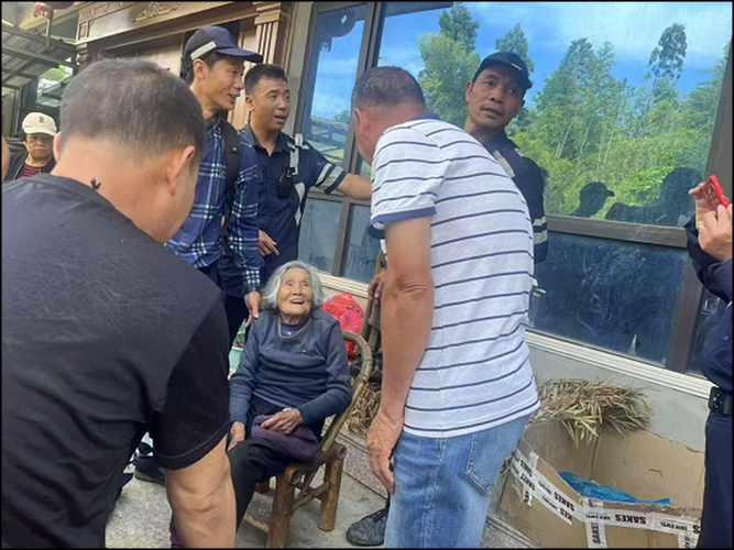 老人被蛇追咬持杖还击，一场惊心动魄的生命守护
