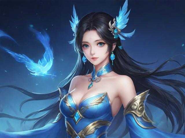 梦幻西游虎贲打蓝套装效果