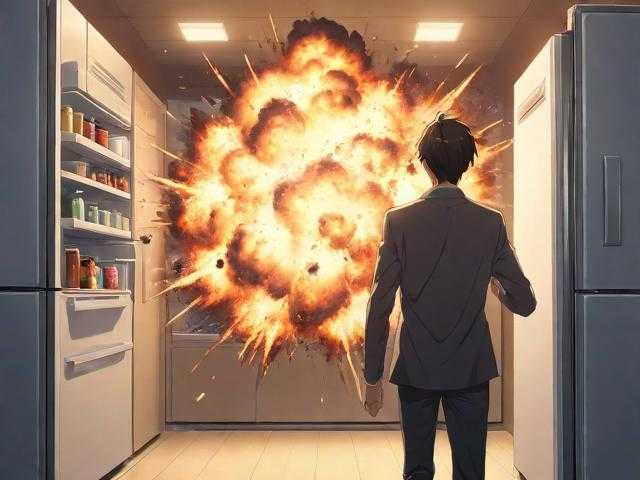 男子刚走过几秒后冰箱突然爆炸事件回顾 男子刚走过几秒后冰箱突然爆炸事件回顾