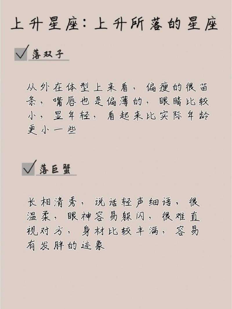 外貌特征分析