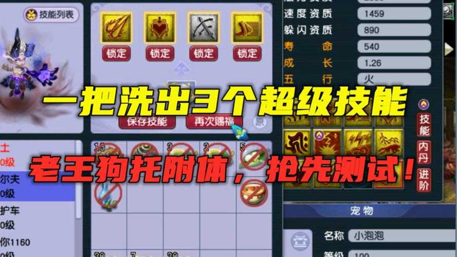 梦幻西游超级技能提升期望