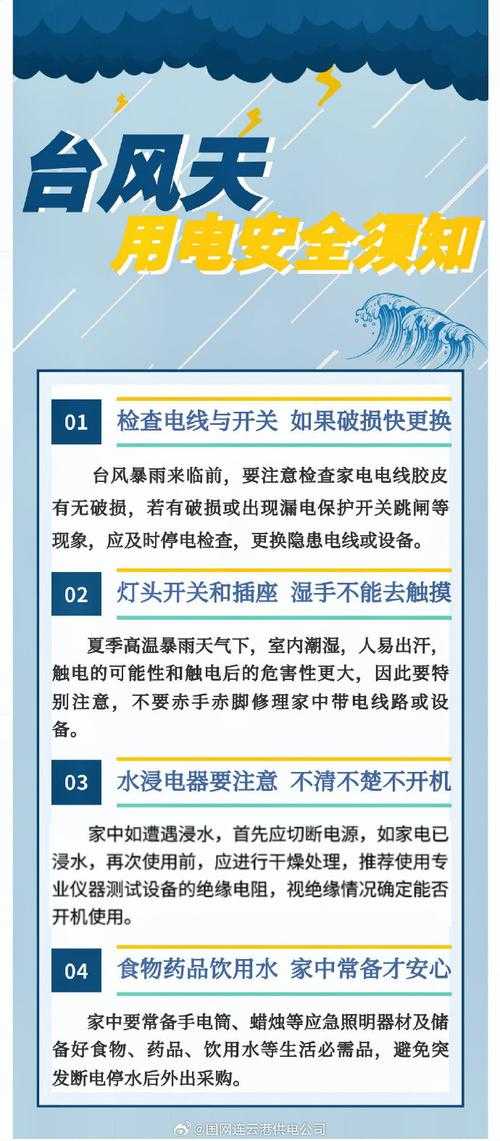 台风天居家用电安全指南,这些细节你检查了吗?