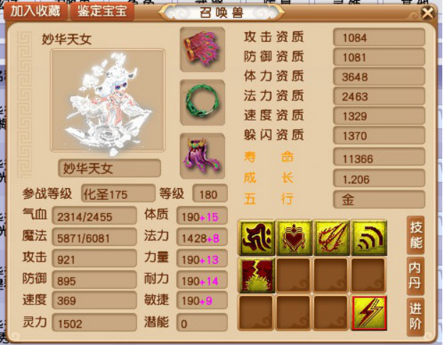梦幻西游转服召唤兽饰品