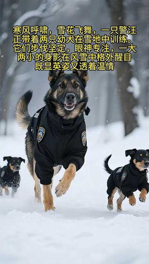 警犬日常训练与行为特征